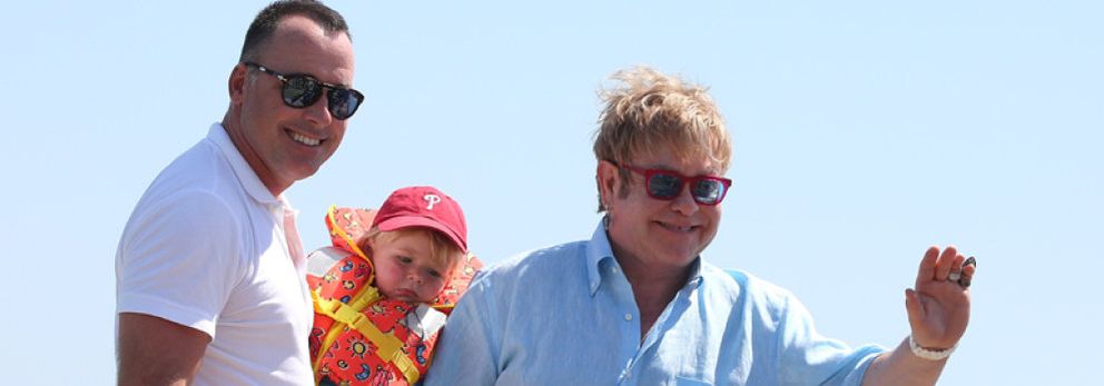 Foto: Elton John y su marido, padres por segunda vez