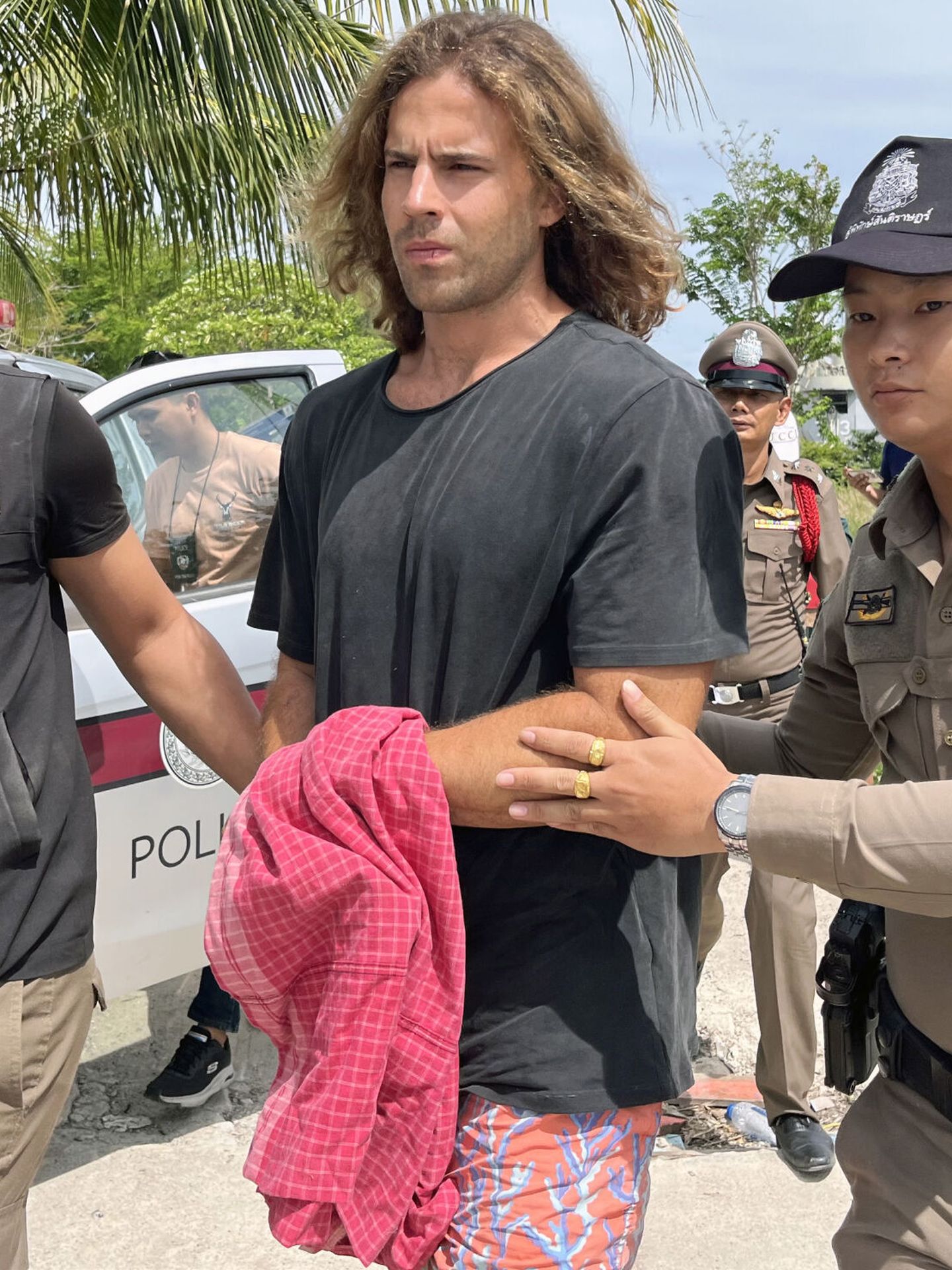 Daniel Sancho, tras ser detenido en Tailandia. (EFE)