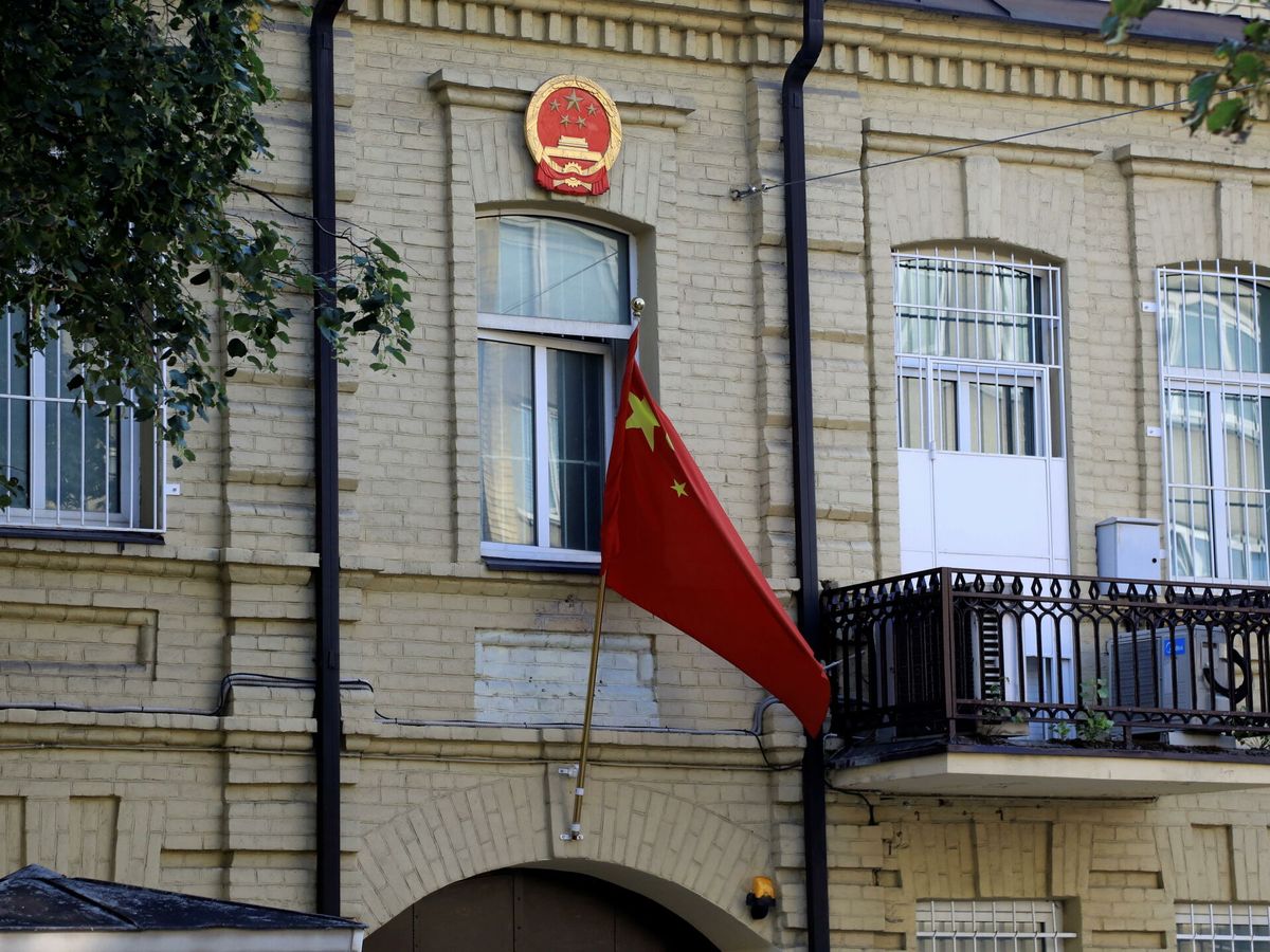 Foto: La embajada china en Vilna, Lituania (EFE/Valda Kalnina)