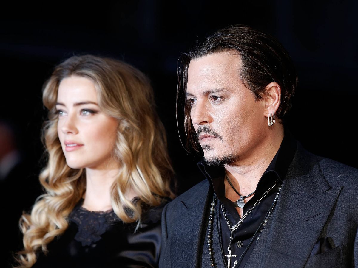 Foto: Amber Heard y Johnny Depp, en una imagen de archivo de 2015. (Getty)