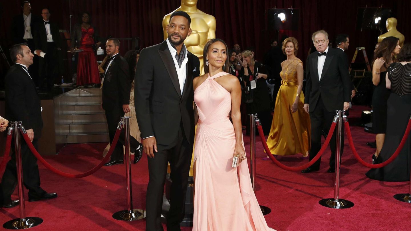 Will Smith y Jada Pinkett, a su llegada a la ceremonia de los Oscar de 2014. (Reuters/Adrees Latif)