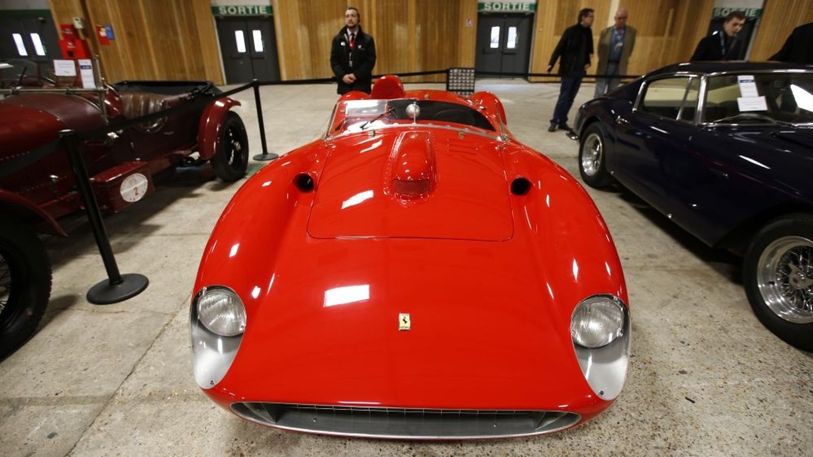 Foto: El Ferrari 335S expuesto en París.