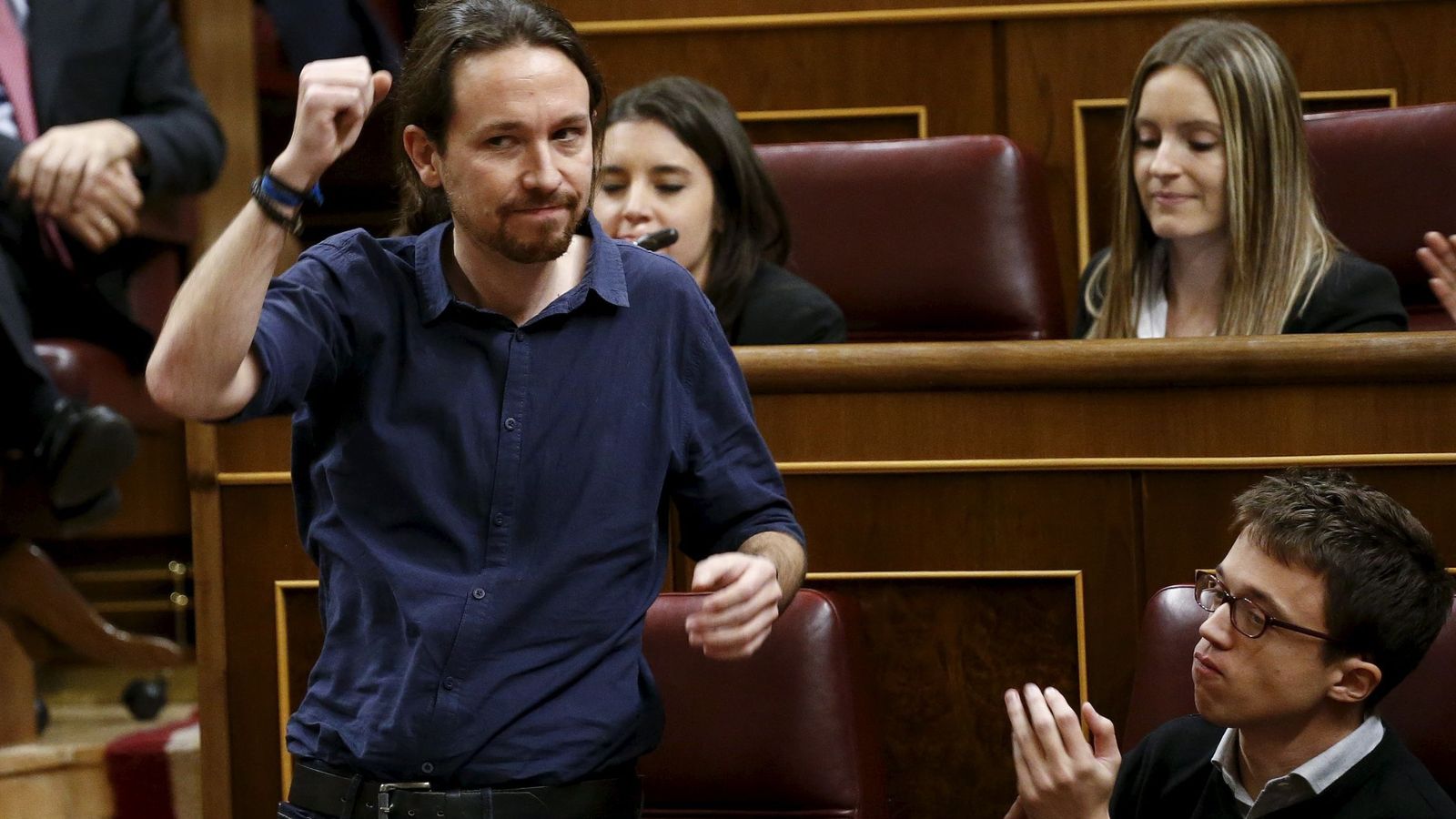 Foto: El secretario general de Podemos, Pablo Iglesias, en el Congreso de los Diputados. (Reuters) 