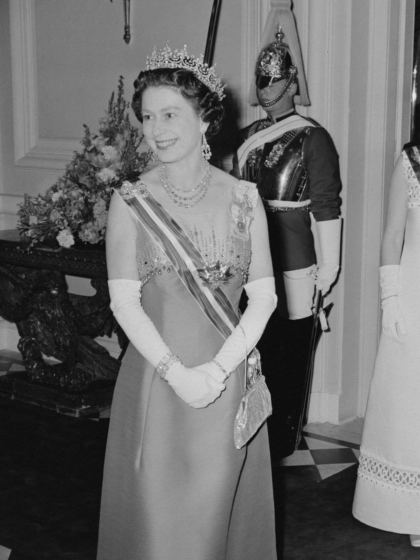 Isabel II, en 1969 durante una visita a Austria. (Getty/Daily Express/Hulton Archive/Terry Disney)