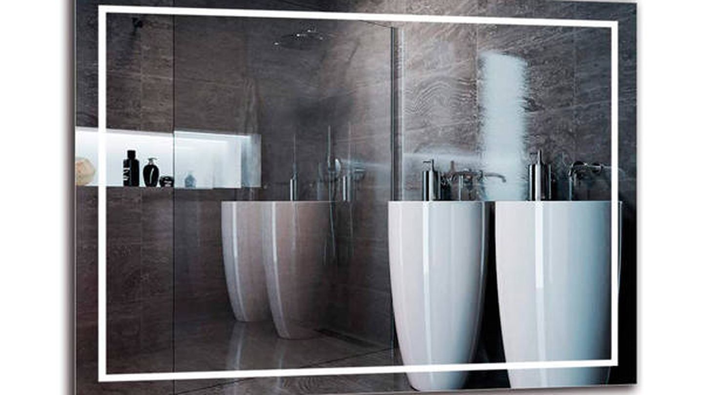 Espejos retroiluminanos y espejos de aumento para baños — Azulejossola
