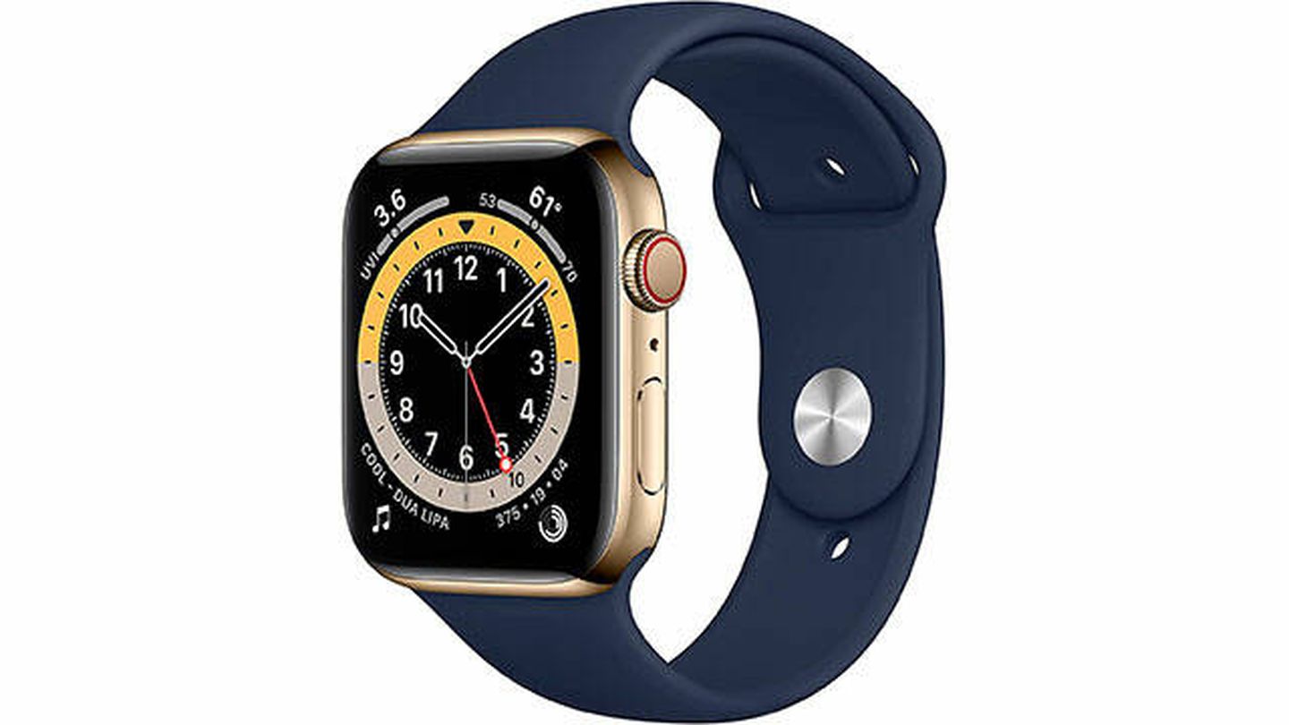 Apple Watch 6 con caja de acero inoxidable