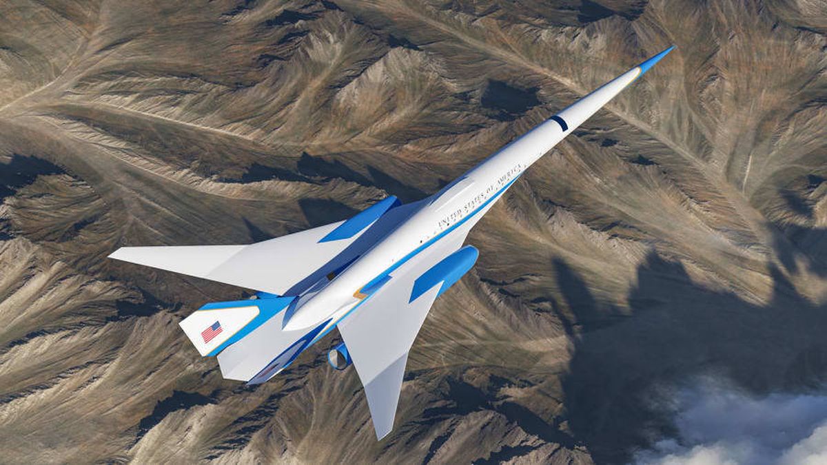 Este será el nuevo avión supersónico para el presidente de EEUU