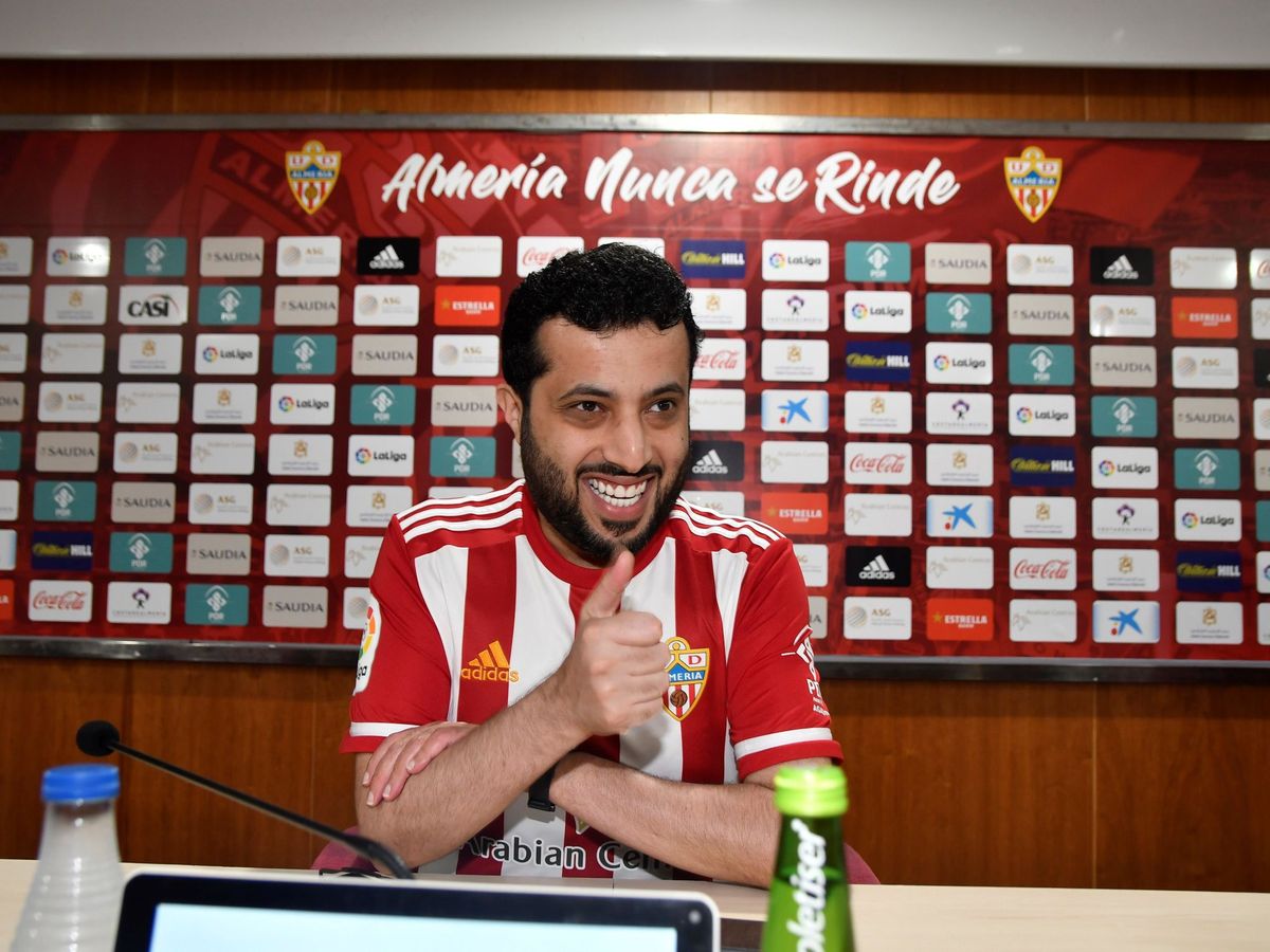 Foto: Turki Al-Sheikh, propietario de la Unión Deportiva Almería. (Efe)
