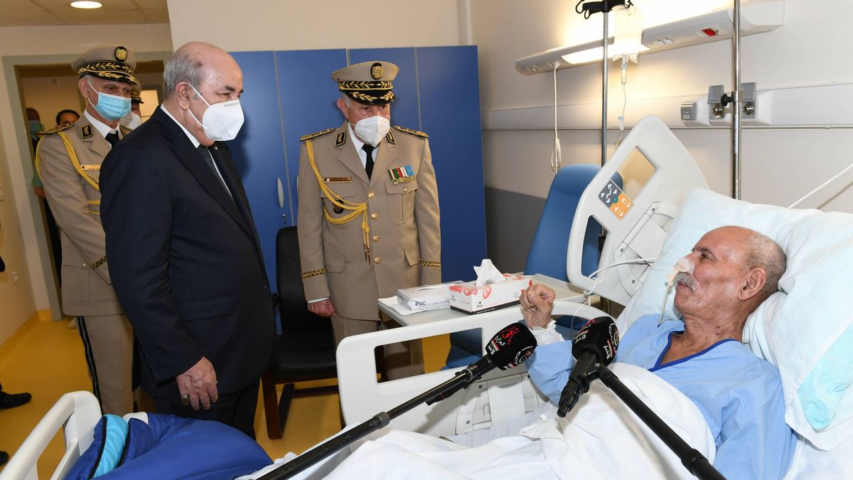 Las máximas autoridades de Argelia brindan su apoyo a Ghali visitándole en el hospital