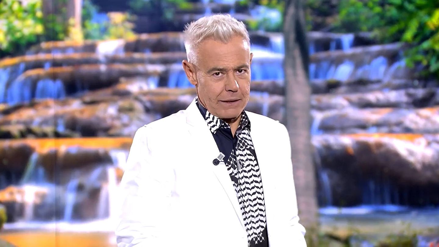 Jordi González, presentador del debate de 'Supervivientes 2021'. (Mediaset)