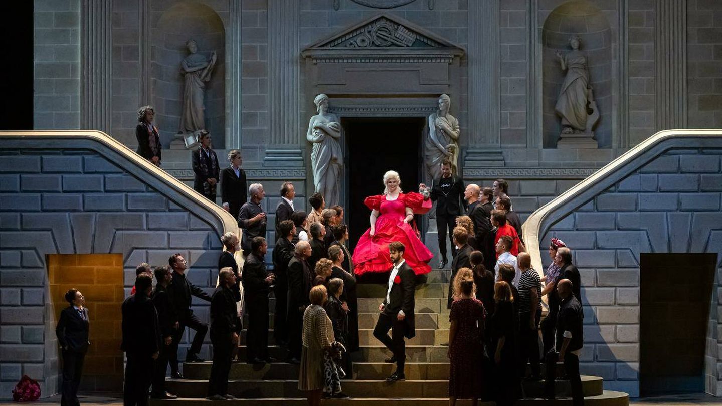 Escena del montaje de la Ópera de Burdeos que se verá en el Palacio Euskalduna.
