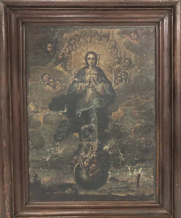 Foto: El cuadro de la Inmaculada de Sijena (Museo de Lleida)