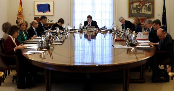 Foto: Reunión del Consejo de Ministros presidida por Mariano Rajoy. (EFE)