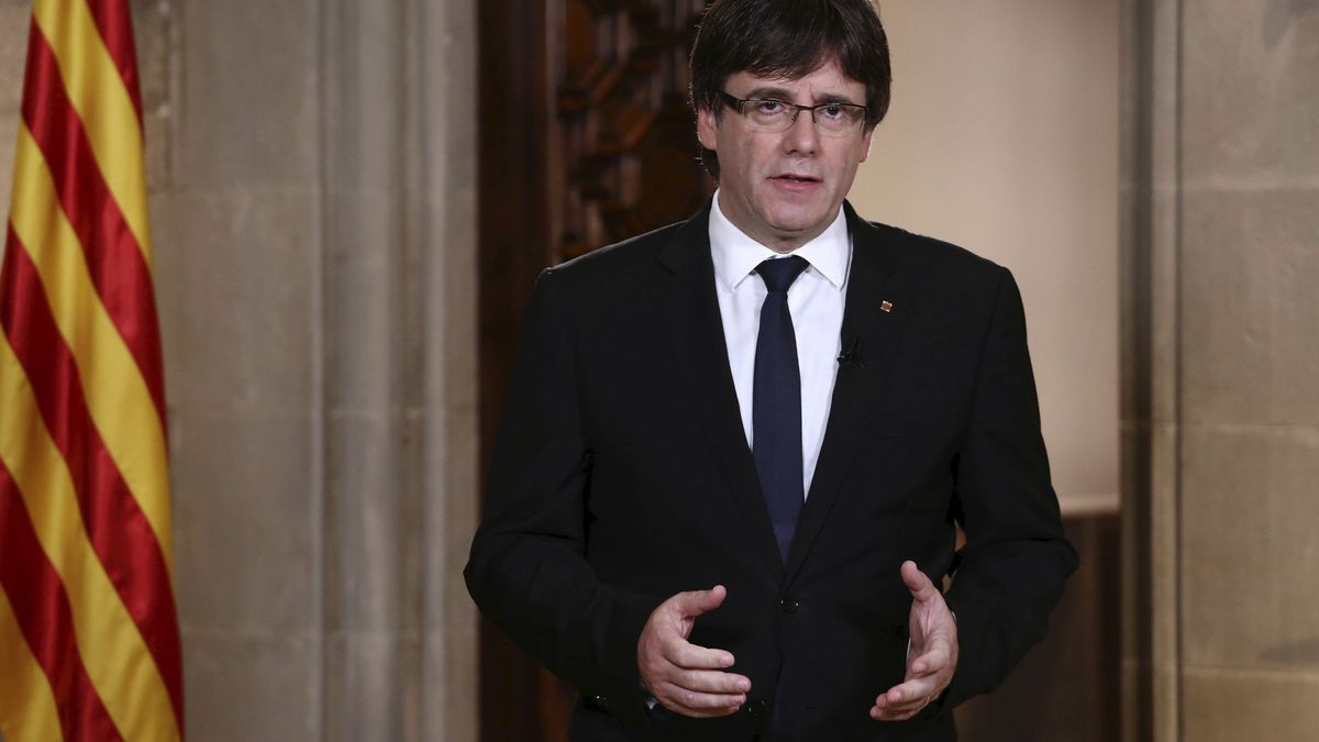 El discurso de Puigdemont (40,5%) seduce a más catalanes que el de Felipe VI (34%)