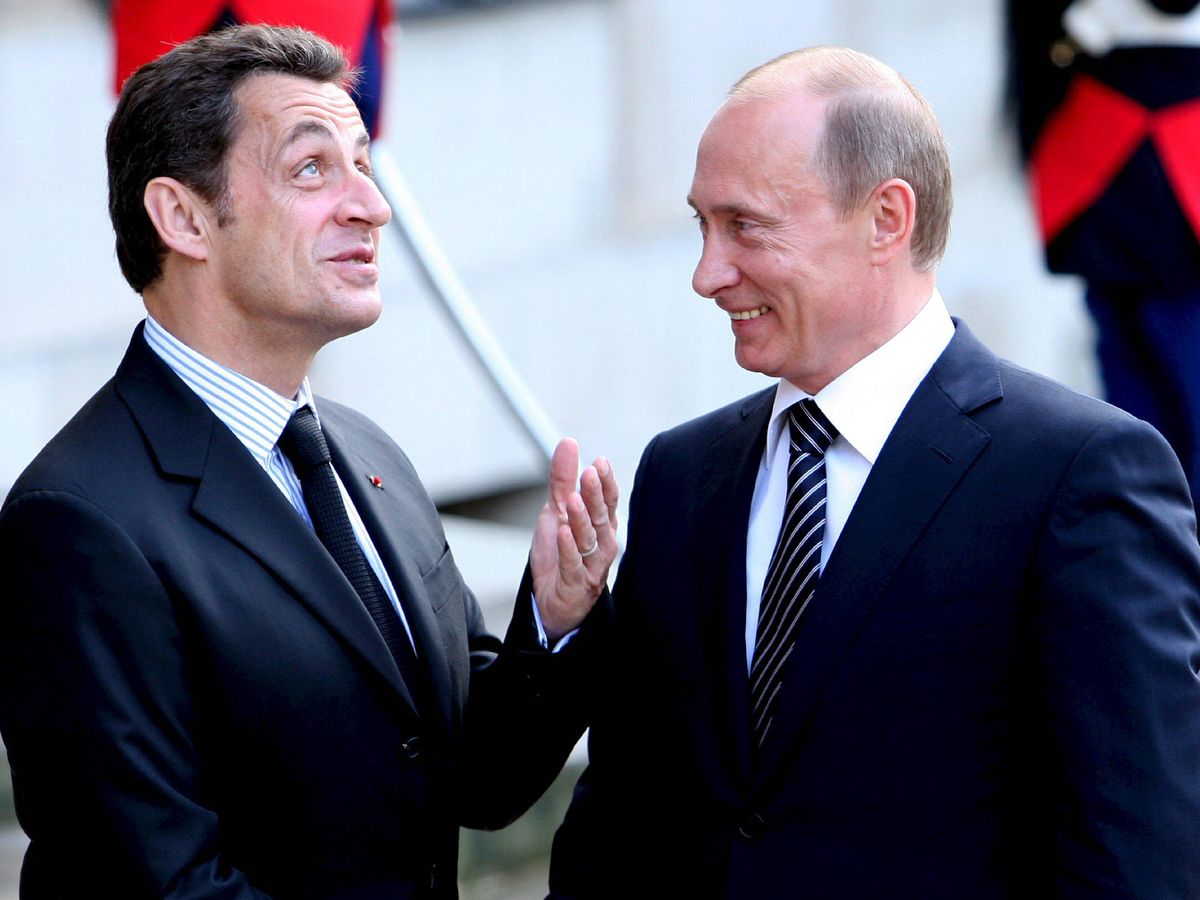 Foto: Sarkozy y Putin en 2008. (EFE/Lucas Dolega)