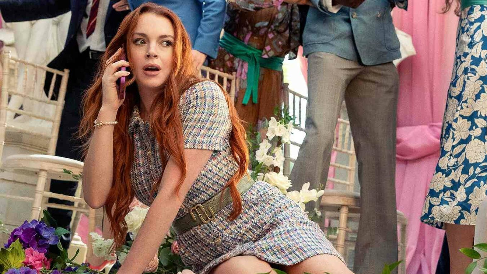 Lindsay Lohan, en 'Un deseo irlandés' (2024). (Netflix)