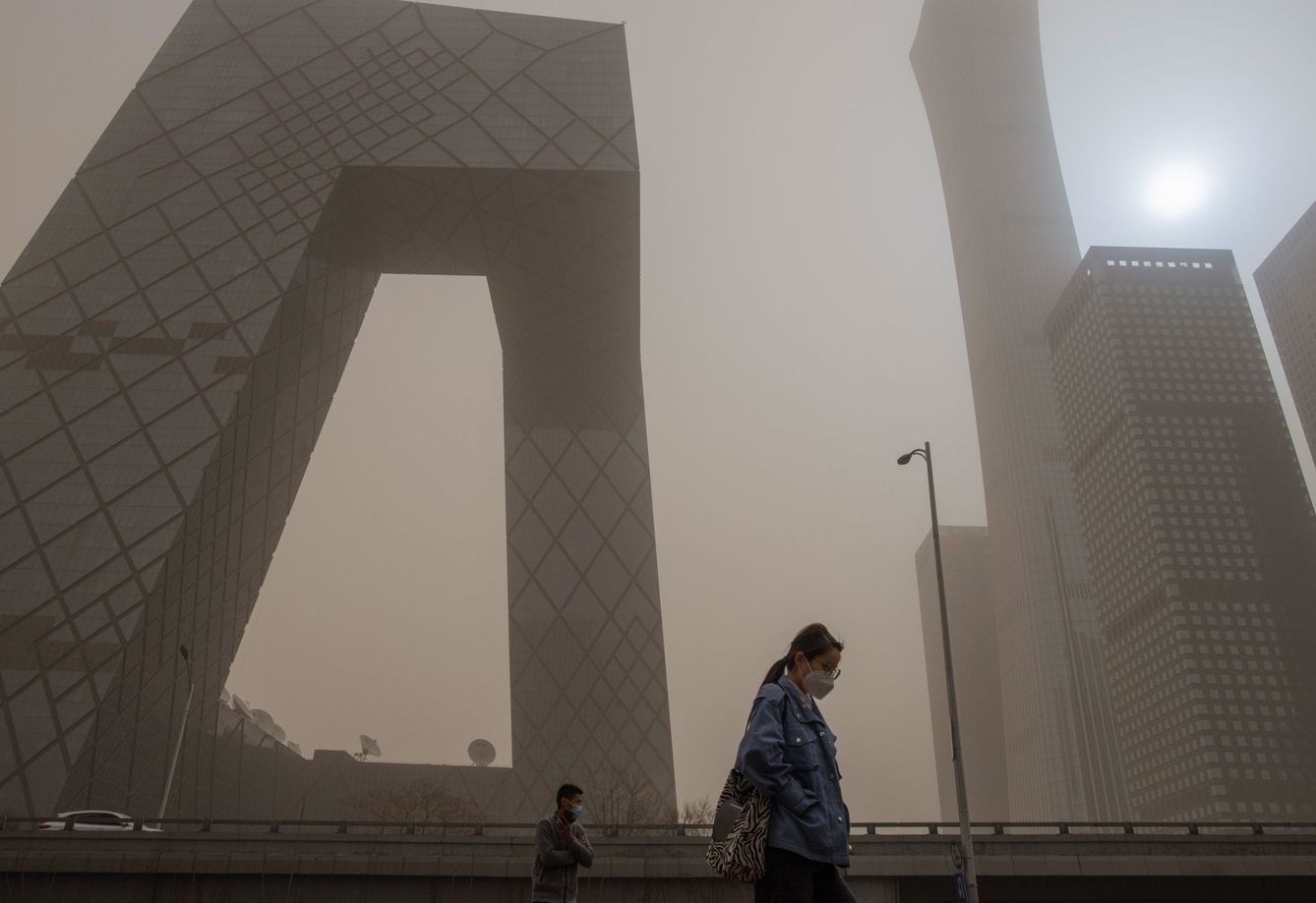 Contaminación en Pekín. (EFE)