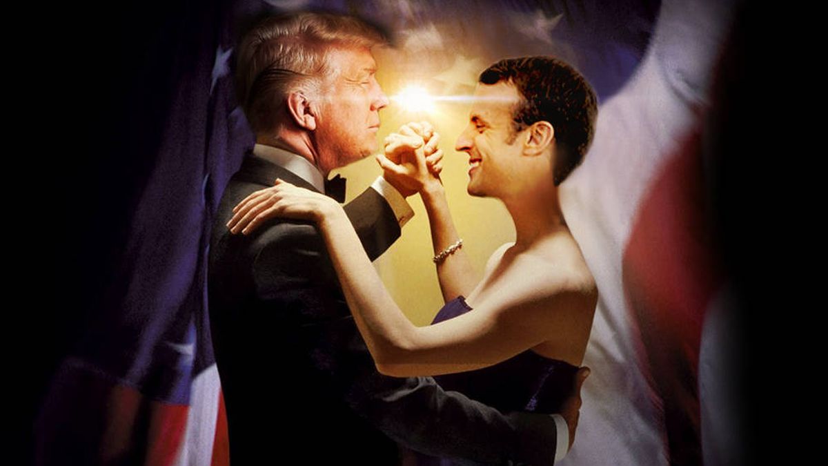 Trump y Macron, una comedia romántica