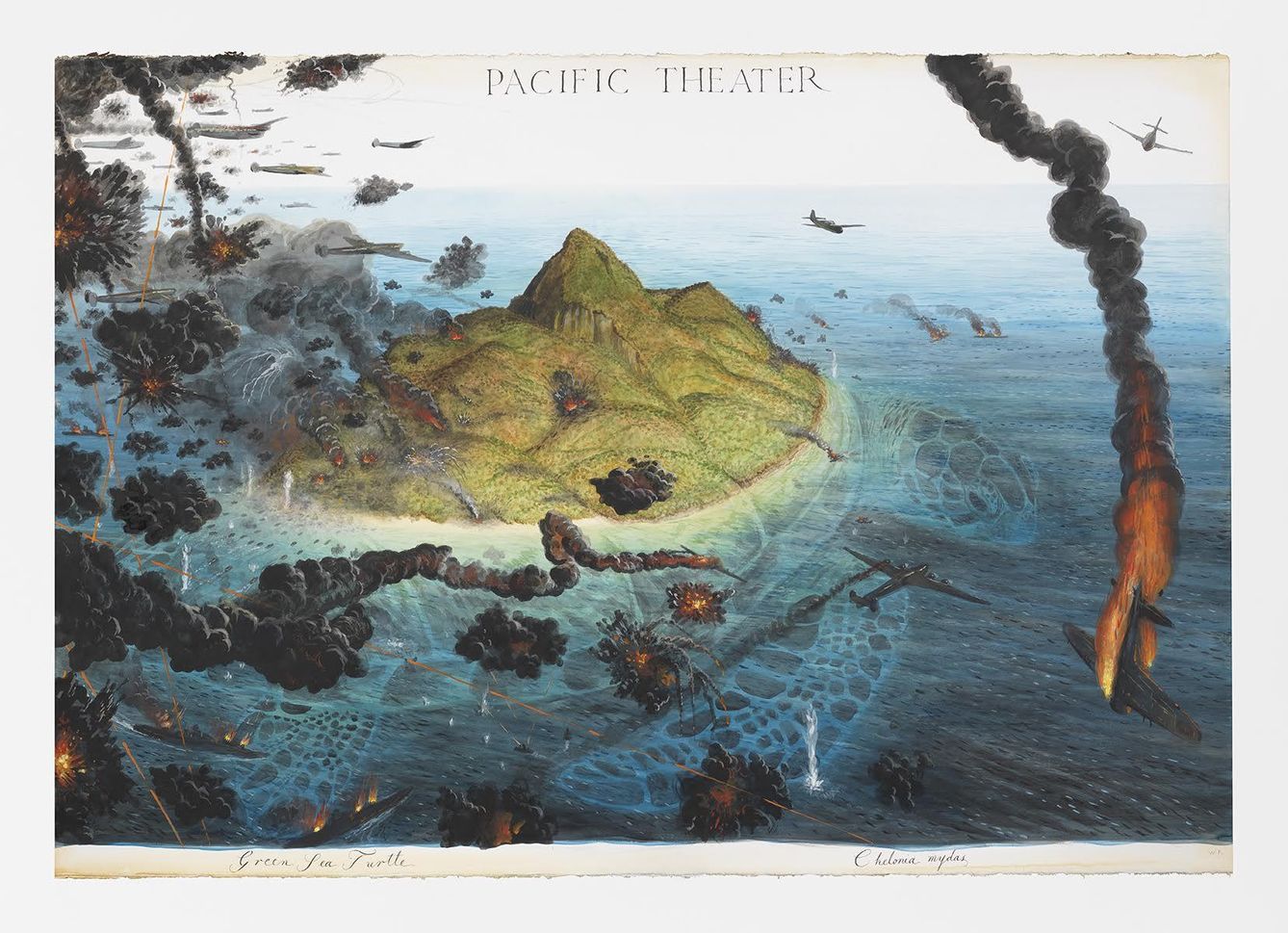 La obra 'Pacific Theater' de Walton Ford