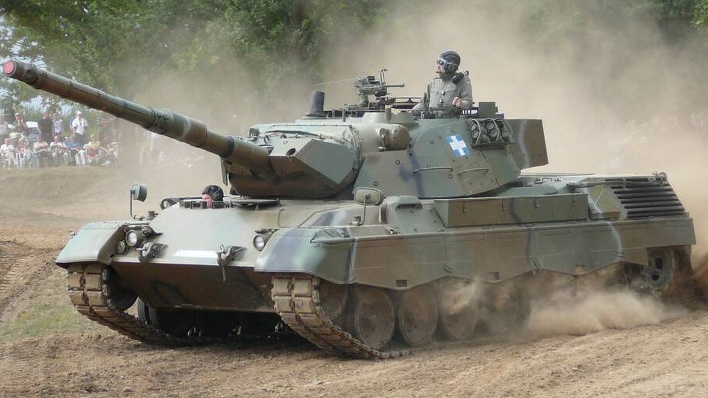 Leopard 1A5 del ejército griego. (Adamicz)