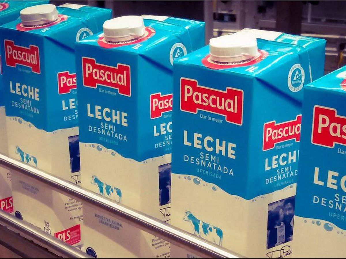 Nueva botella sostenible de Leche Pascual. - Distribuciones Porro