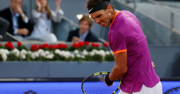 Foto: Nadal celebra su victoria en cuartos de final. (Reuters) 