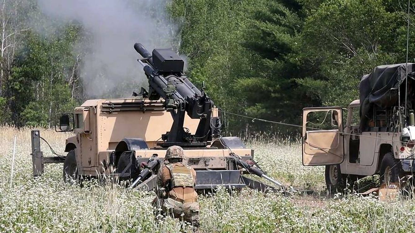 Foto: La nueva artillería móvil experimental de los EEUU. (US Army)