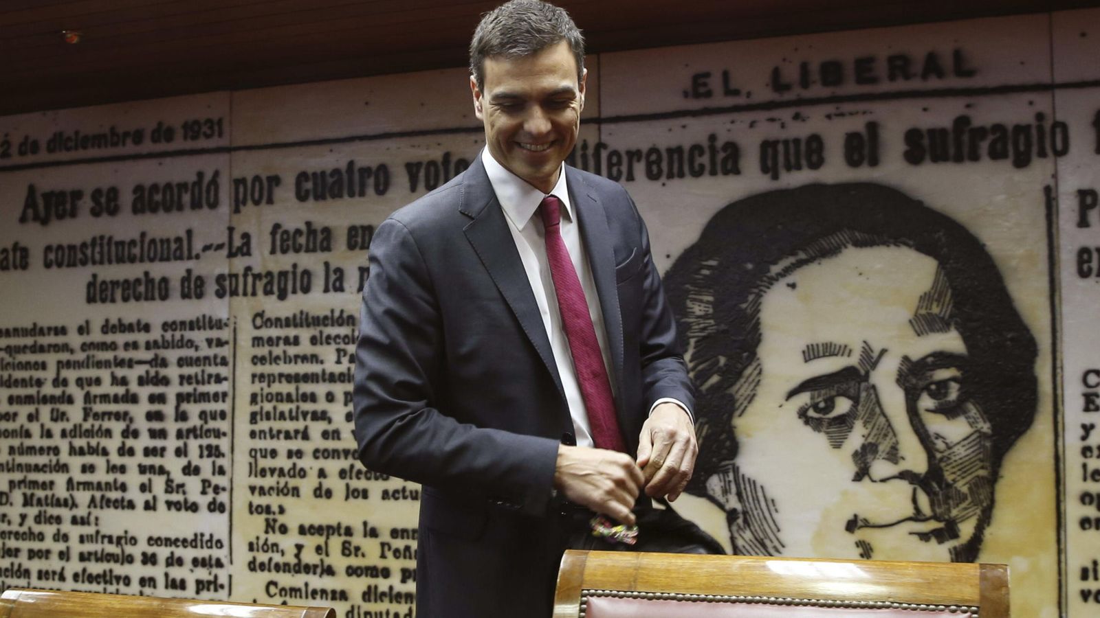 Foto: l líder del PSOE, Pedro Sánchez, durante la presentación de su propuesta para un nuevo Estatuto de los Trabajadores (EFE)