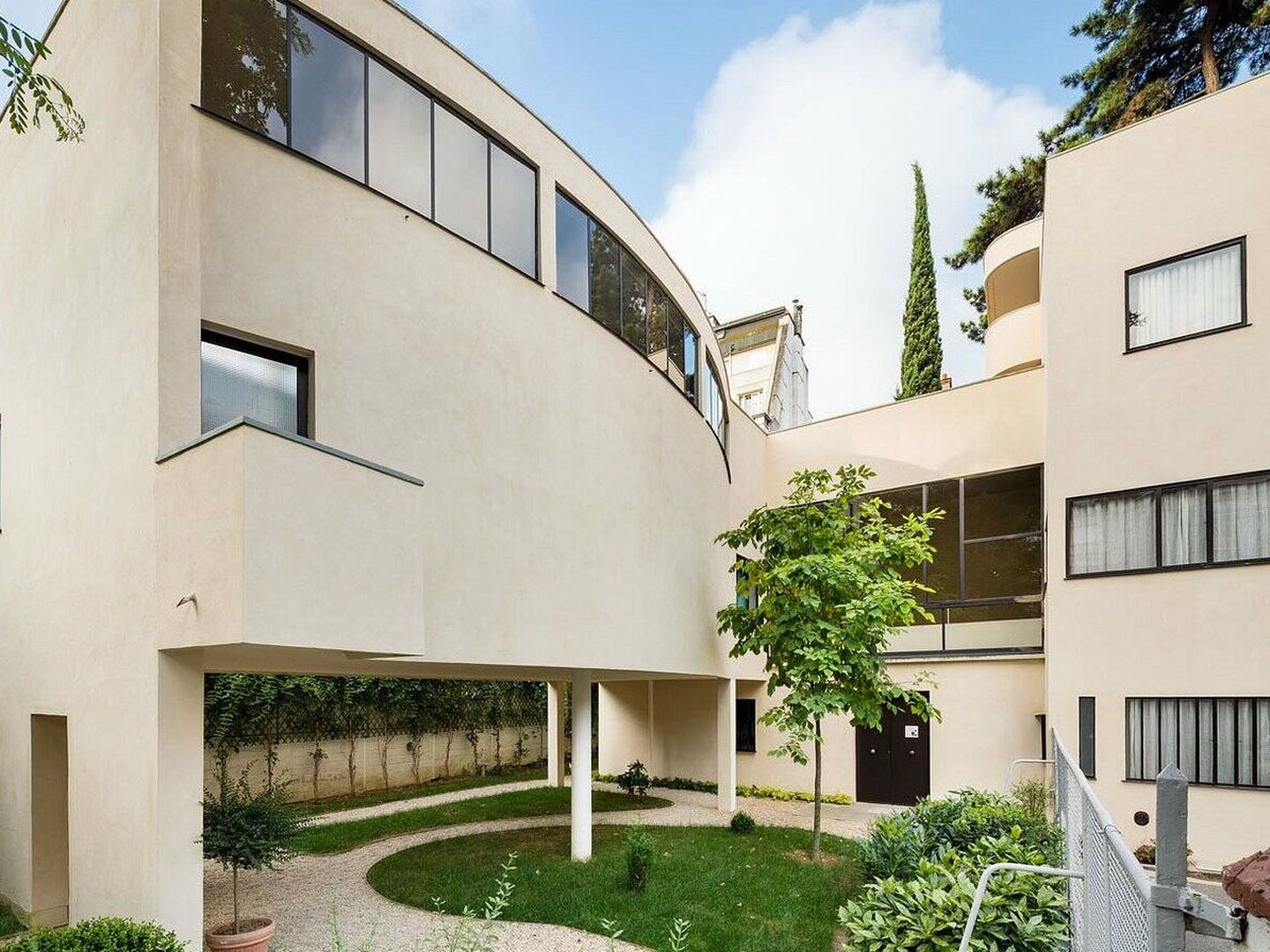 Exterior de la Maison La Roche, de Le Corbusier.
