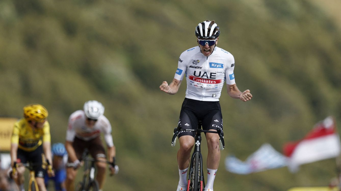 Foto: Pogacar se lleva la etapa 20 del Tour de Francia  (Reuters / Benoit Tessier)