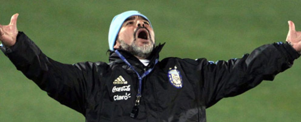 Foto: Maradona deja de ser seleccionador de Argentina