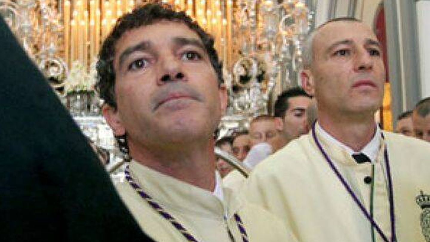 Antonio Banderas, en la Semana Santa de 2010. (EFE)