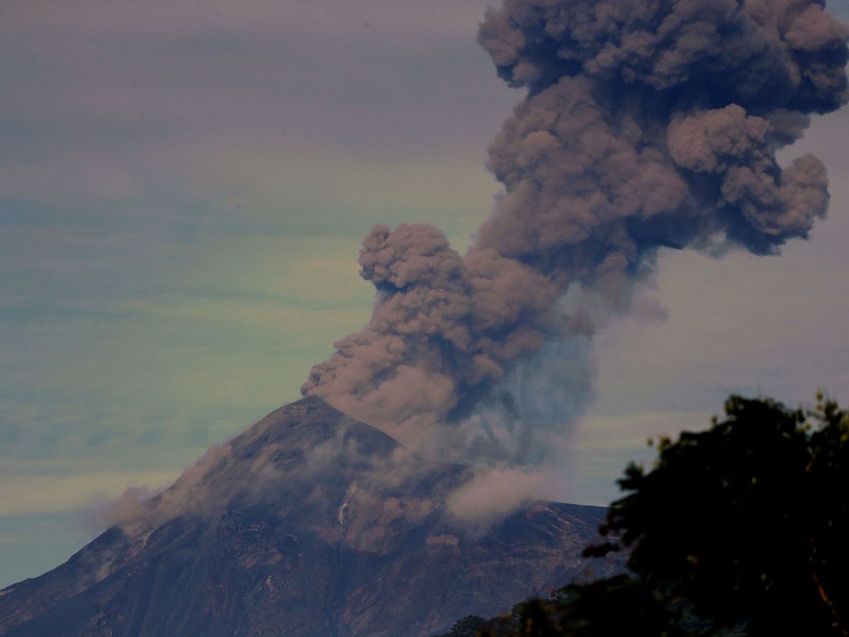 Foto: Erupción del volcán de Fuego en Guatemala (EFE)