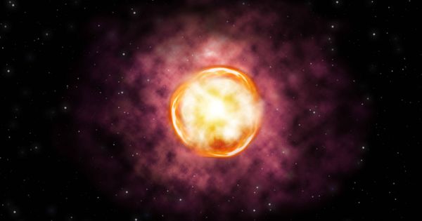 Foto: Supernova SN2016iet (Observatorio Gemini) 