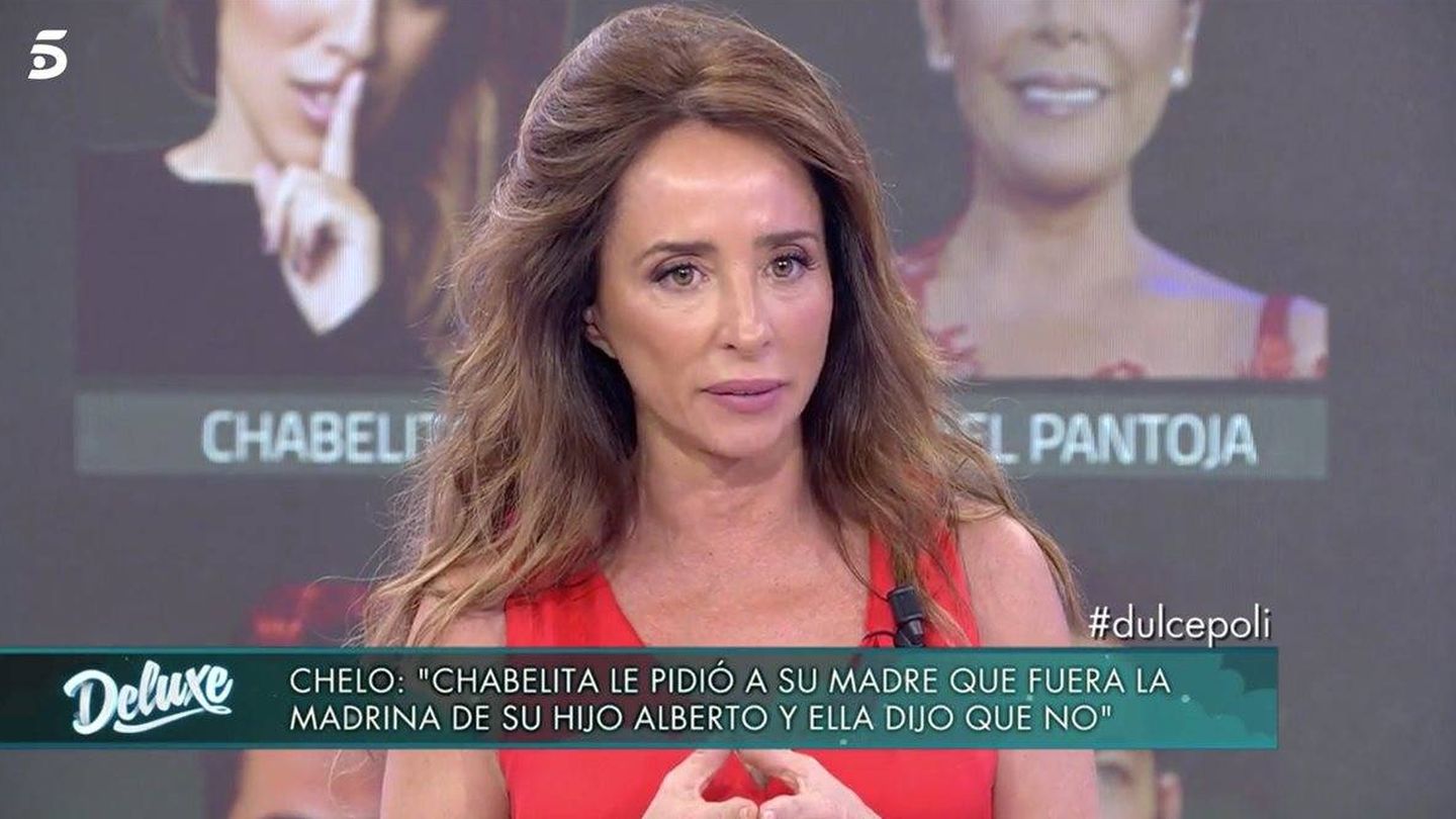 María Patiño, en 'Sábado Deluxe'. (Telecinco).