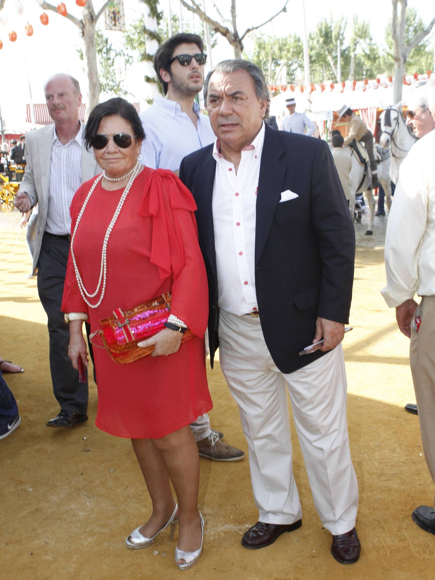 Rafael Ruiz junto a su esposa. (Cordon Press)