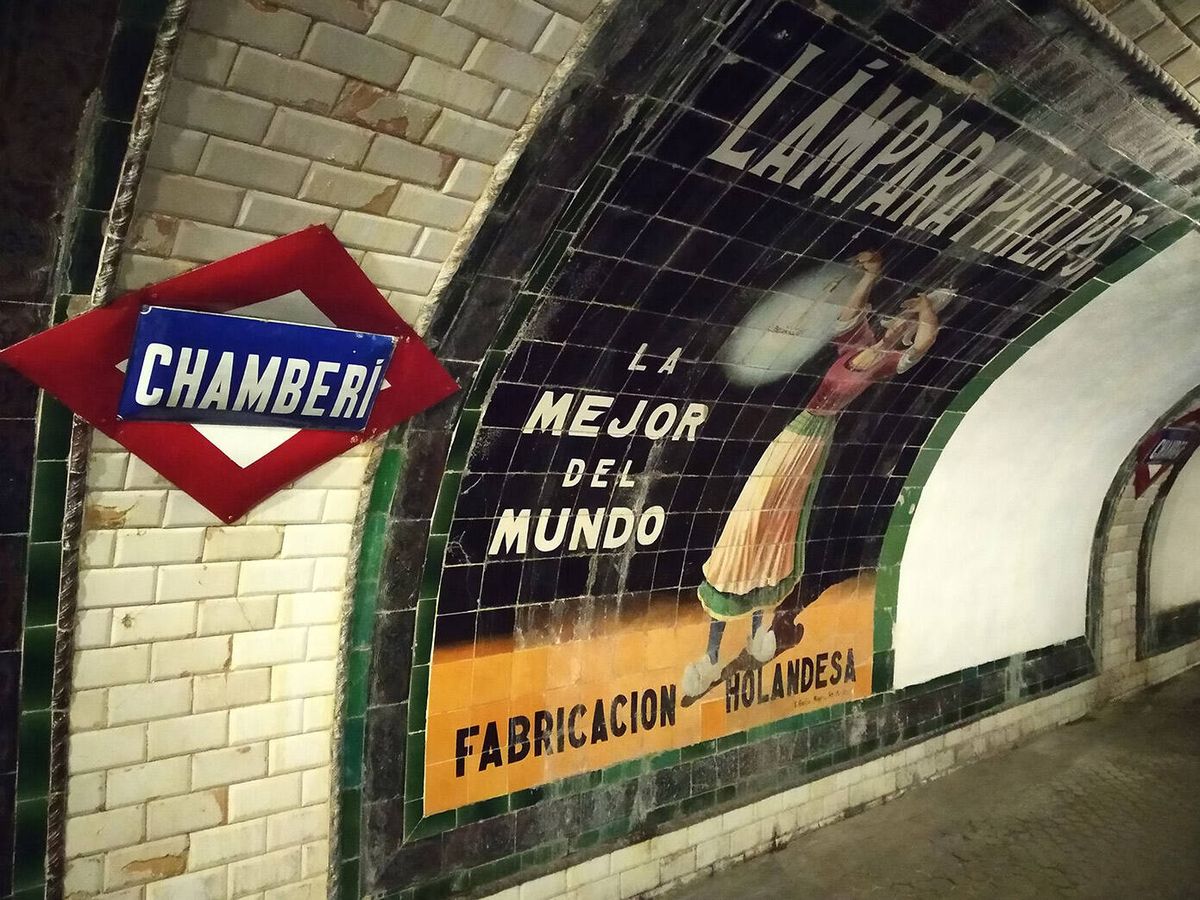 Foto: Estación fantasma de Chamberí (Metro de Madrid)
