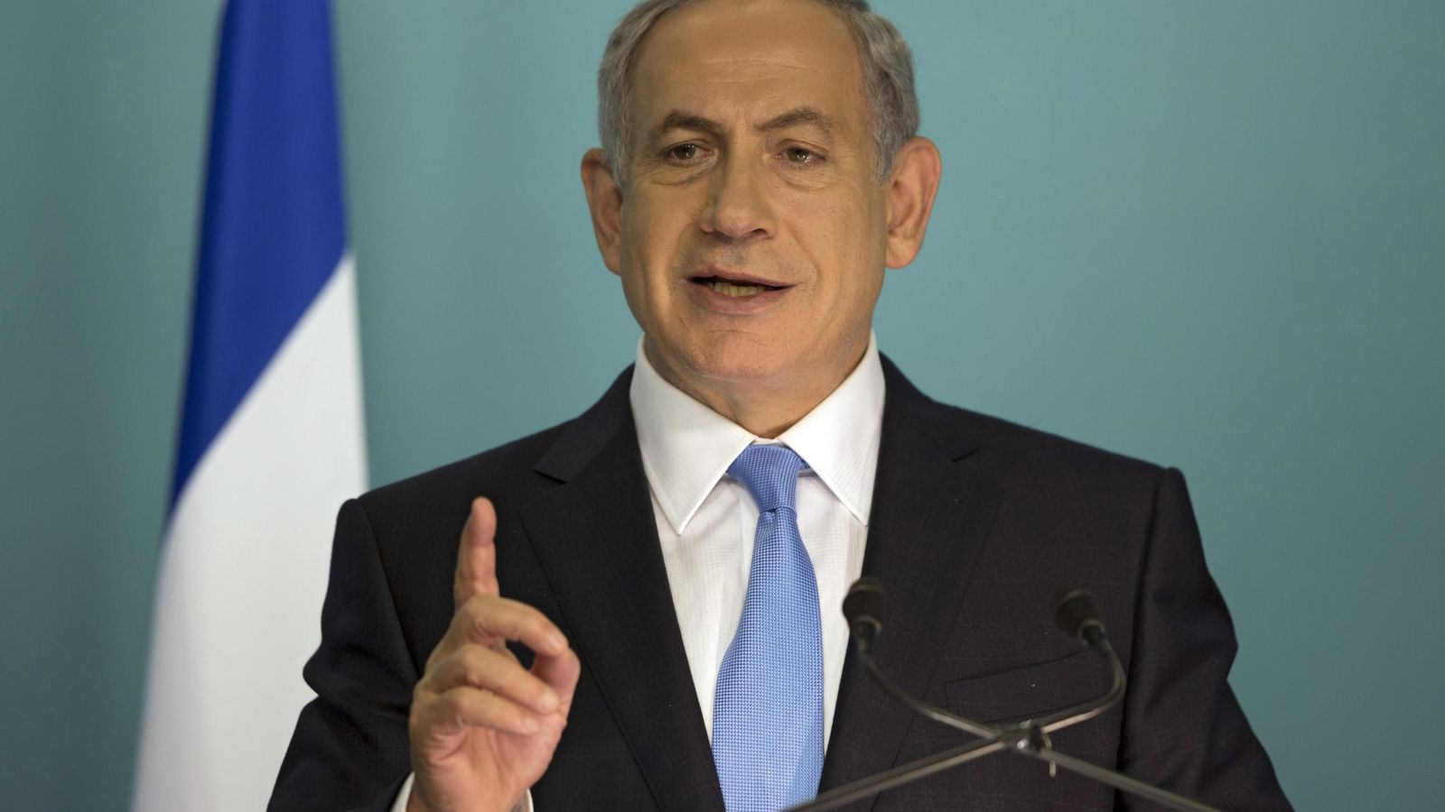 Foto: El primer ministro israelí, Benjamin Netanyahu, durante una rueda de prensa en Jerusalén. (Efe) 