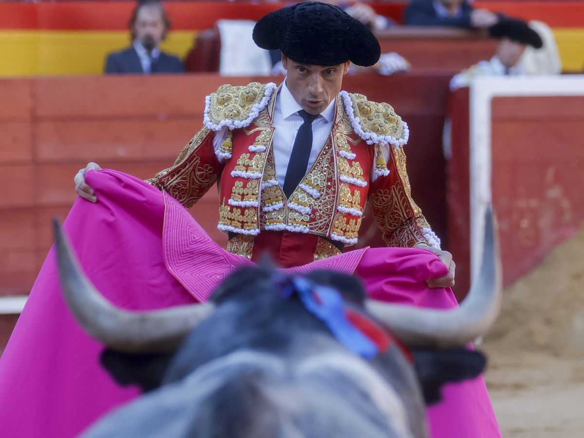Foto: Paco Ureña en la corrida de toros de las Fallas 2023. (EFE/Juan Carlos Cárdenas)