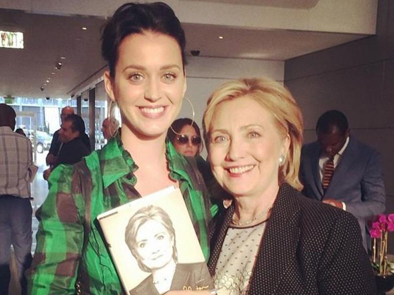 Hillary Clinton con Katy Perry