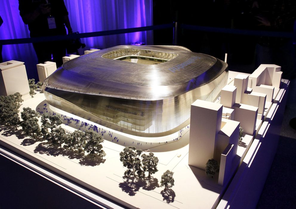 Foto: Proyecto de la ampliación del Santiago Bernabéu (Efe).