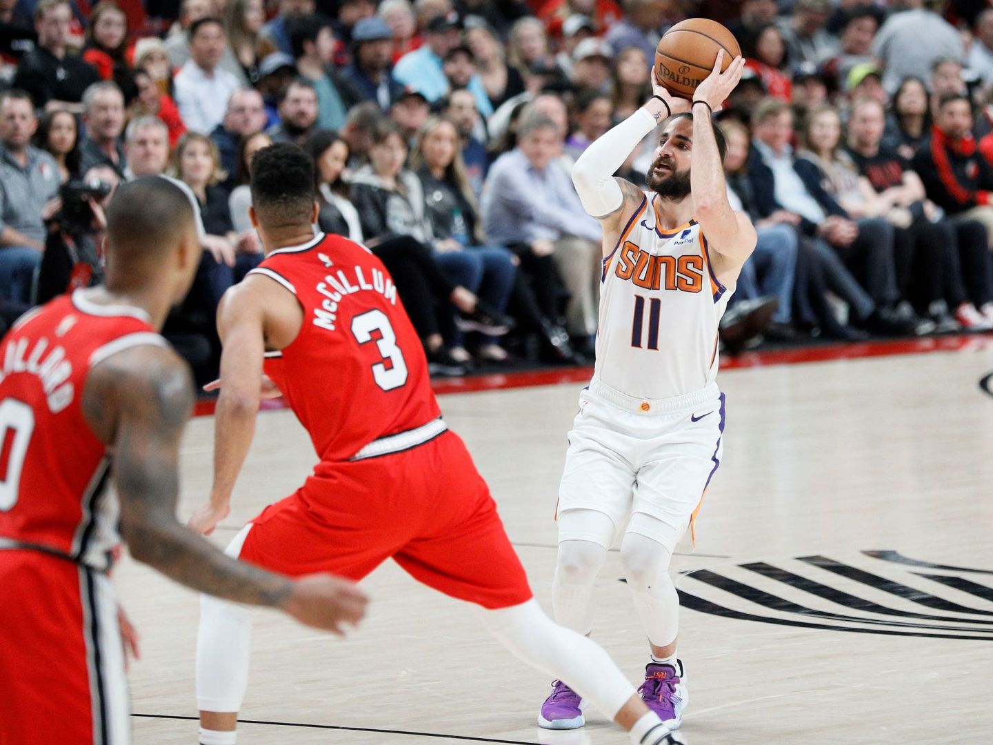 Ricky Rubio, con los Phoenix Suns. (EFE)