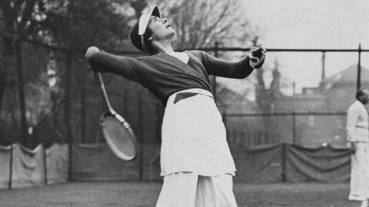 Lilí Álvarez, en el North London Tennis Tournament en Highbury, London. (Getty)