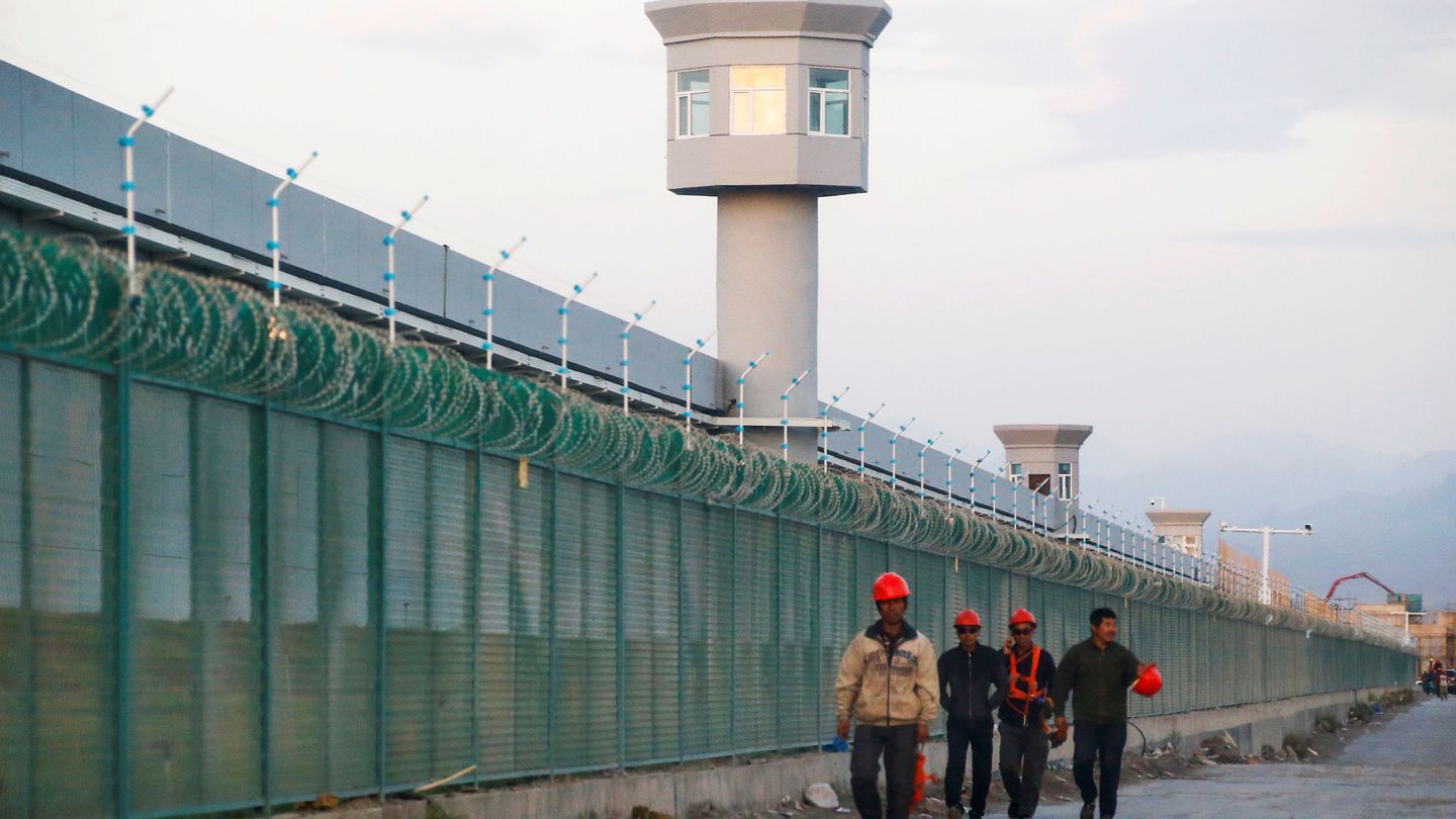Uno de los centros de detención de Xinjiang. (Reuters)