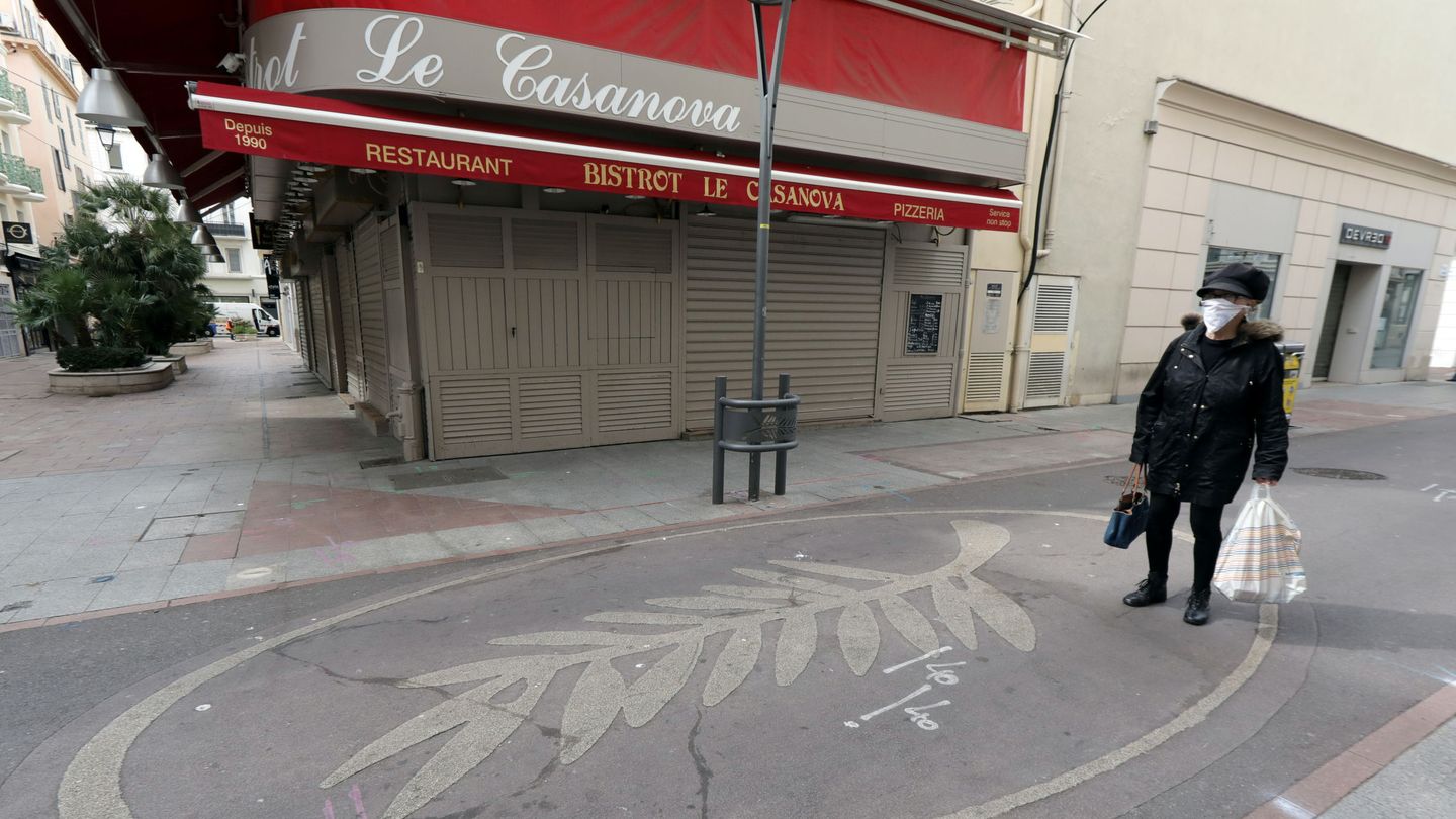 Las calles de Cannes este jueves. (Reuters)