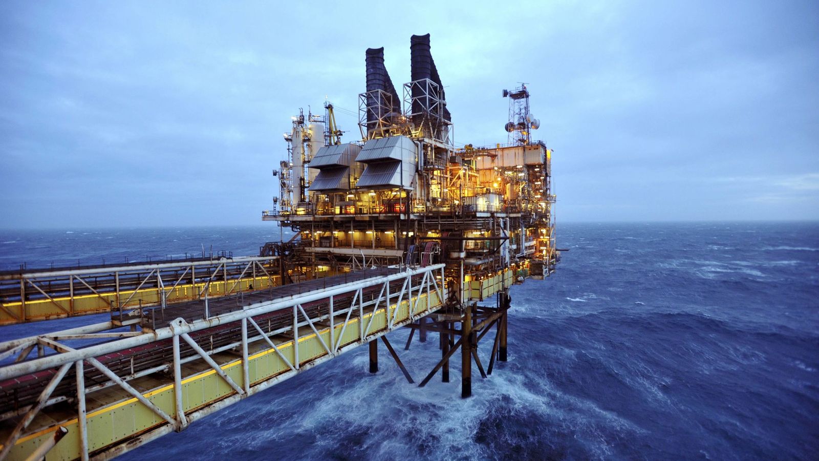 Foto: Paltaforma petrolífera de BP en el Mar del Norte (Reuters)