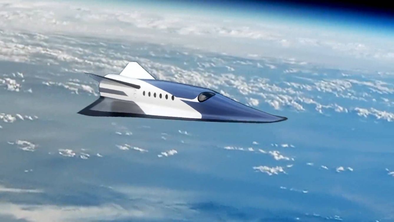 El avión hipersónico, en órbita. (Space Transportation)