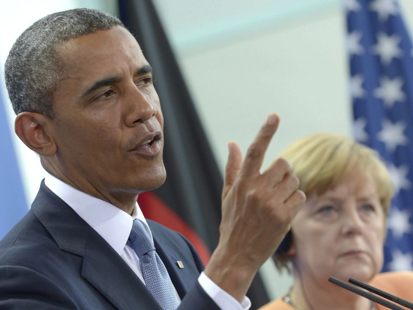 El presidente Barack Obama en Alemania