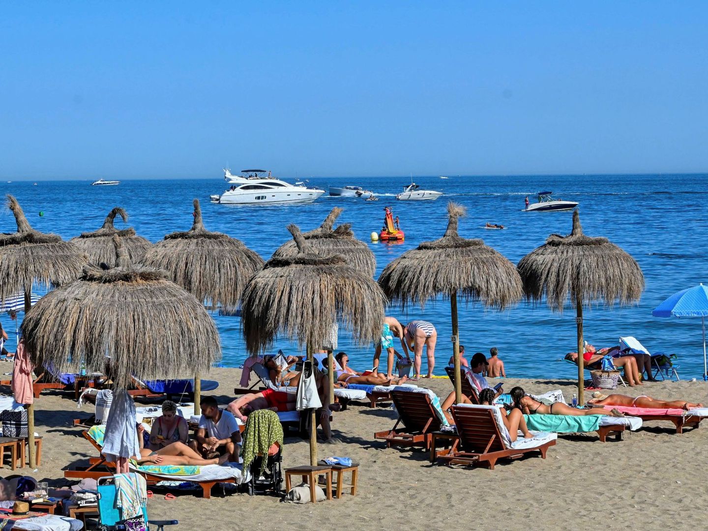 Vista de una de las playas de Marbella.