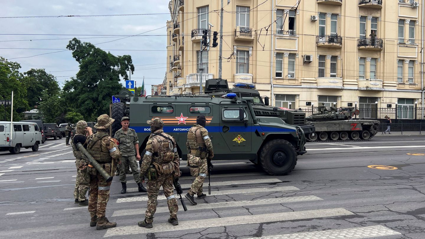 Mercenarios de Wagner en Rostov-on-Don (Reuters)